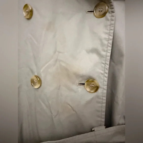 VTG 80’s Burberrys Trench Coat Full Removable Lining Nova Women’s 14 Extra Long - Picture 8 of 16